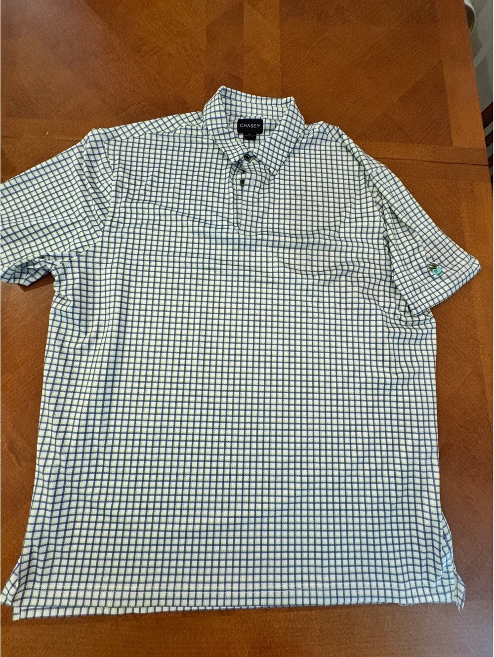 Chase 54 Men's XXL Short Sleeve Checkered Polo Shirt 703
